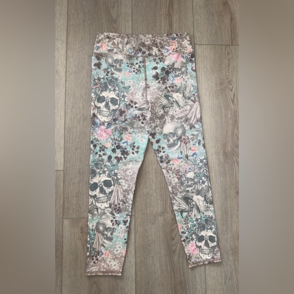 Evolution and Creation Blue and Gray Leggings 💀🌸 - Picture 6 of 8